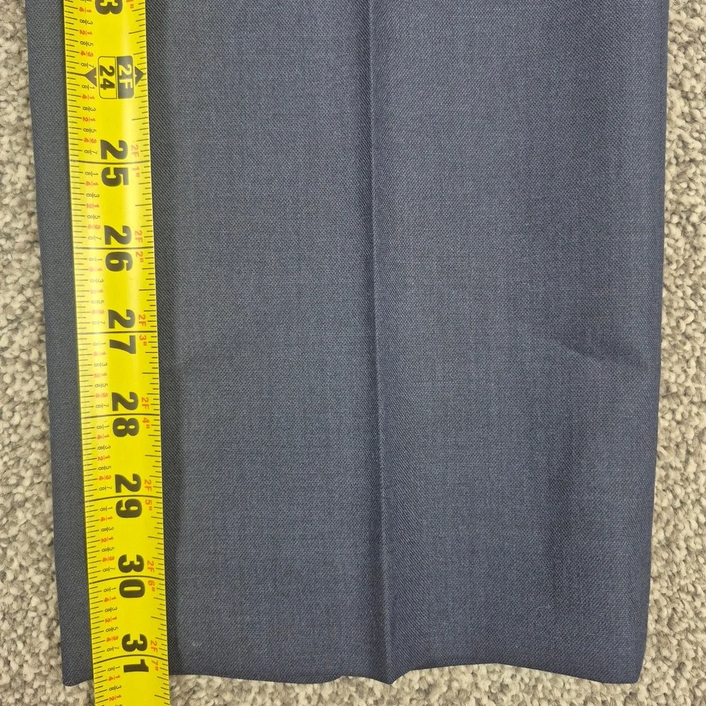 Perry Ellis Portfolio Suit Mens 38S Blue Slim Fit 2-Piece Blazer Pants 32x32